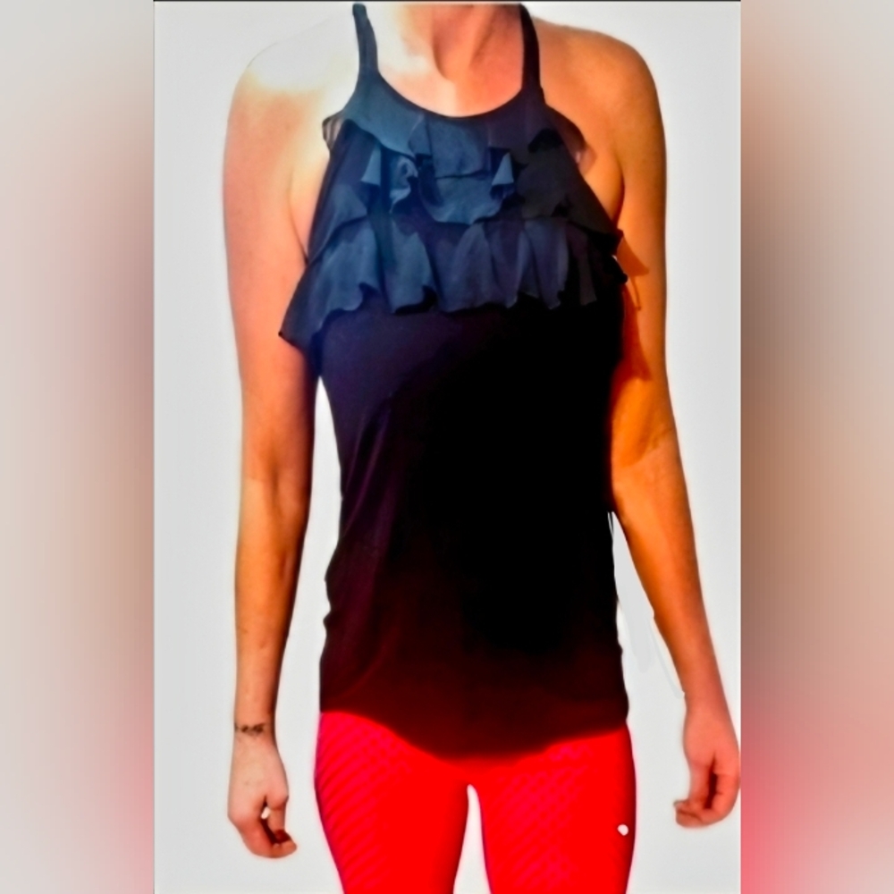 Express Black Strappy Top